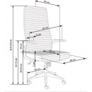Кресло компьютерное HALMAR AREZZO серый/темно-серый